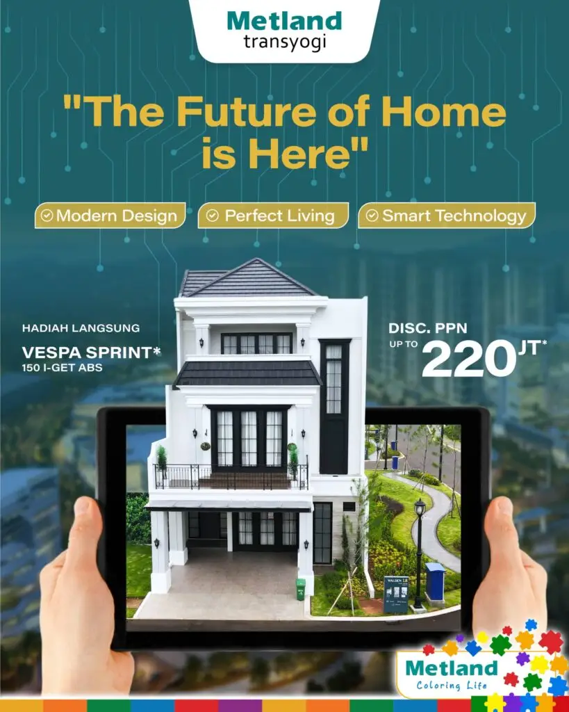 Hunian Modern di Kawasan Timur Cibubur Metland Transyogi